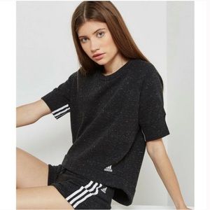 NWOT Adidas Sport 2 Street Short Sleeve Sweatshirt (#84)